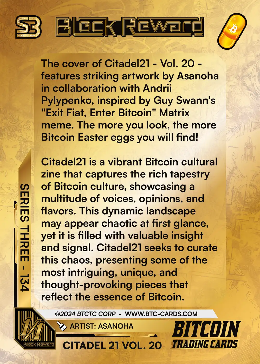 Citadel 21 Vol. 20 (1/1) card back