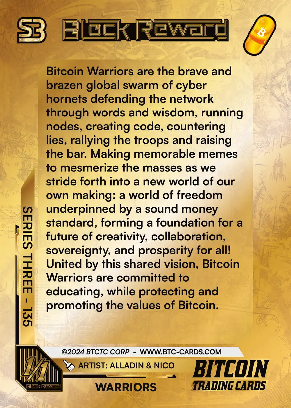 Warriors (1/1) card back