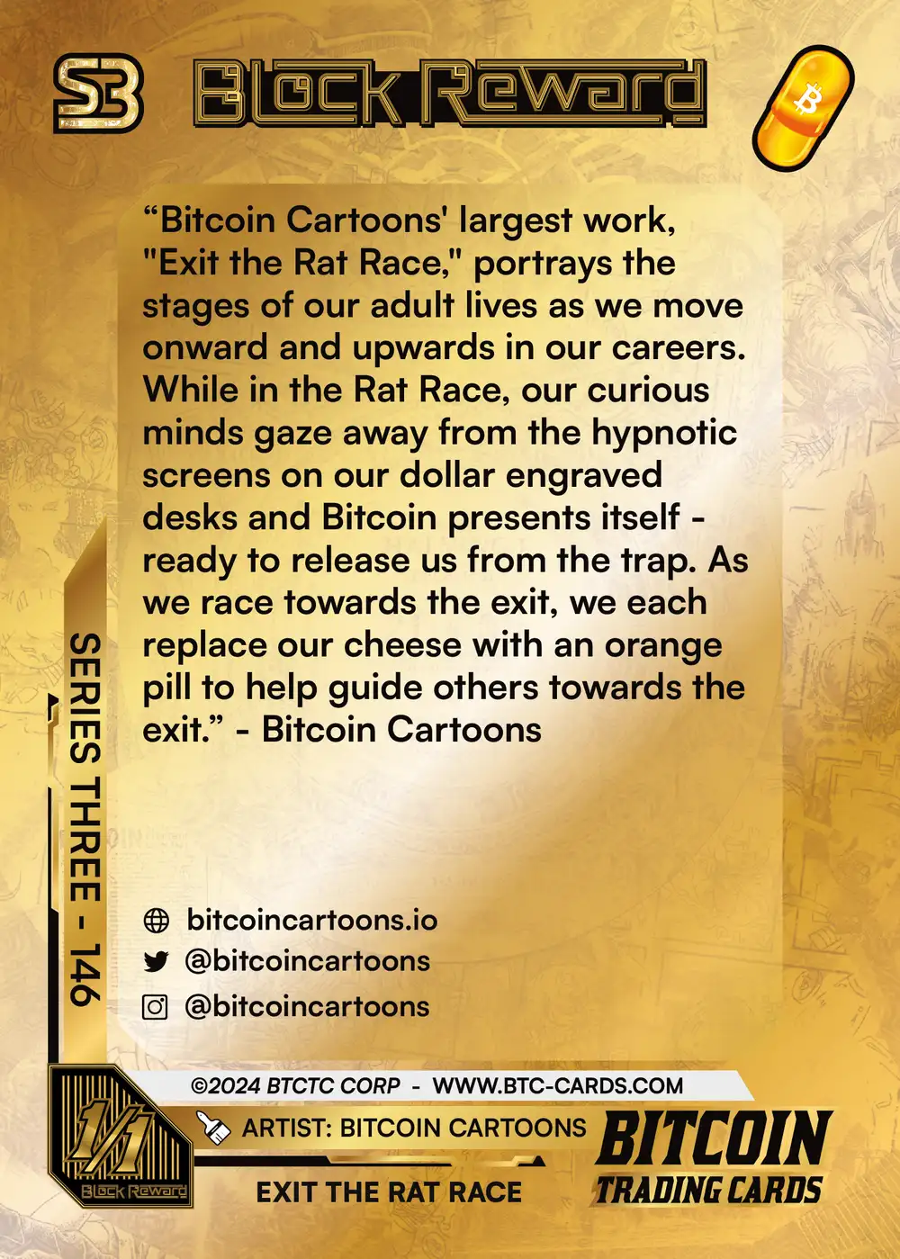 Exit the Rat Race (1/1) card back