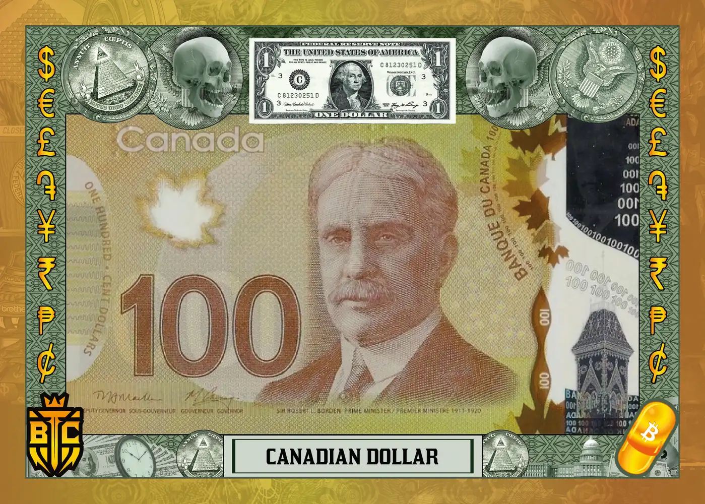 Canadian Dollar (Orange) thumbnail