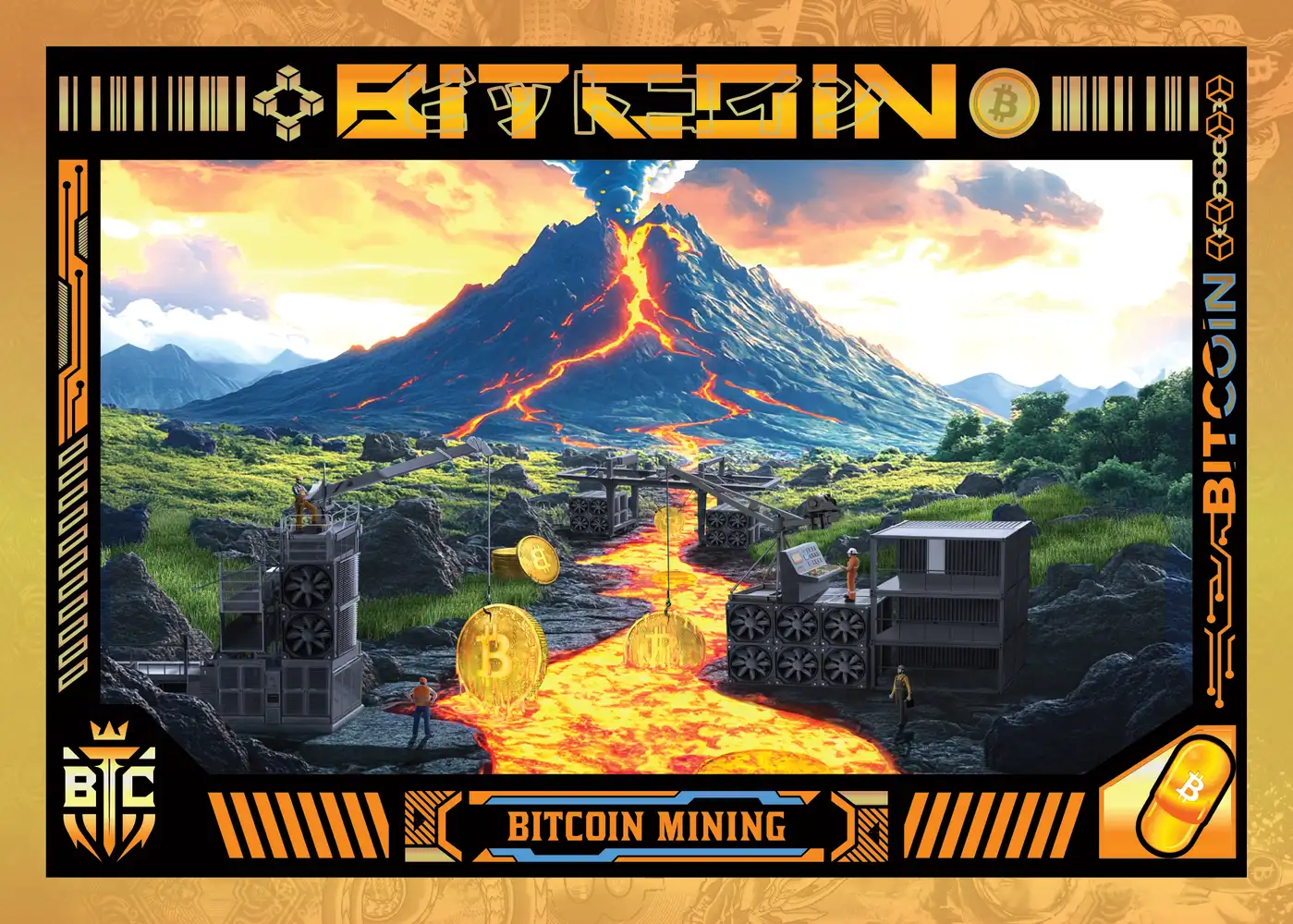 Bitcoin Mining (Orange) thumbnail