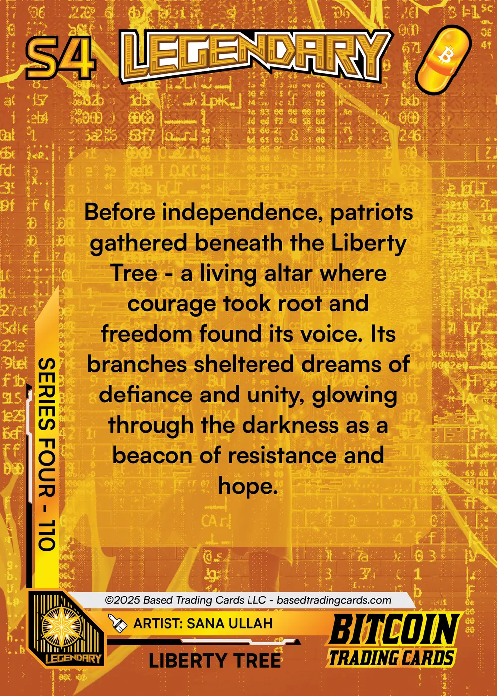 The Liberty Tree (/100) card back