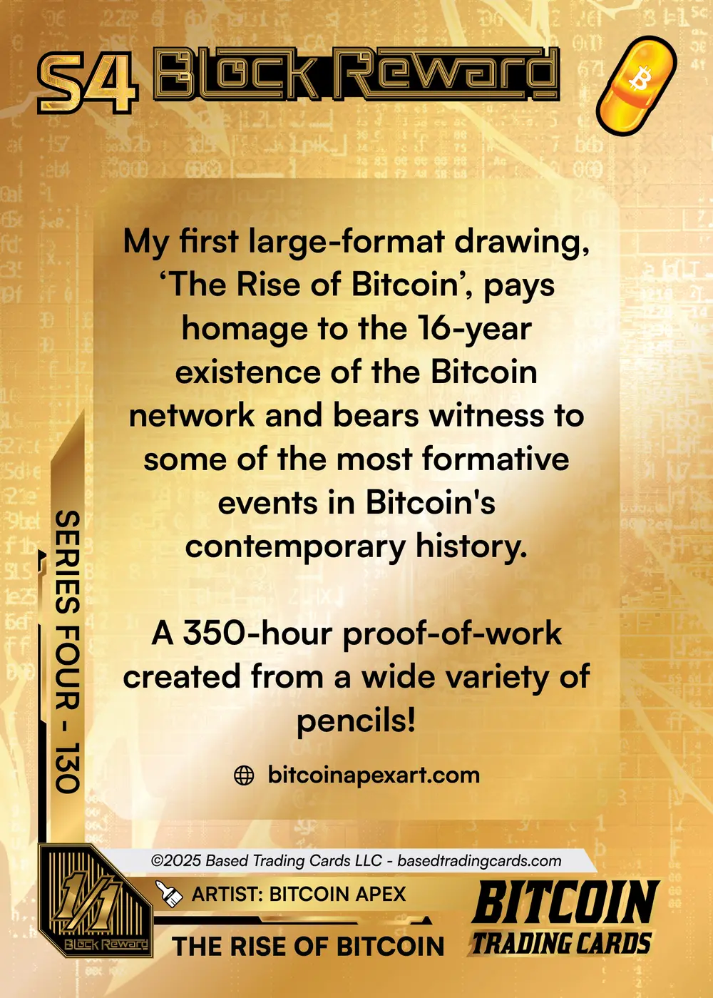 Bitcoin Apex (1/1) card back