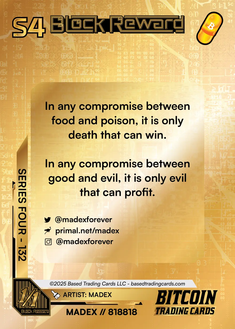 Madex (1/1) card back