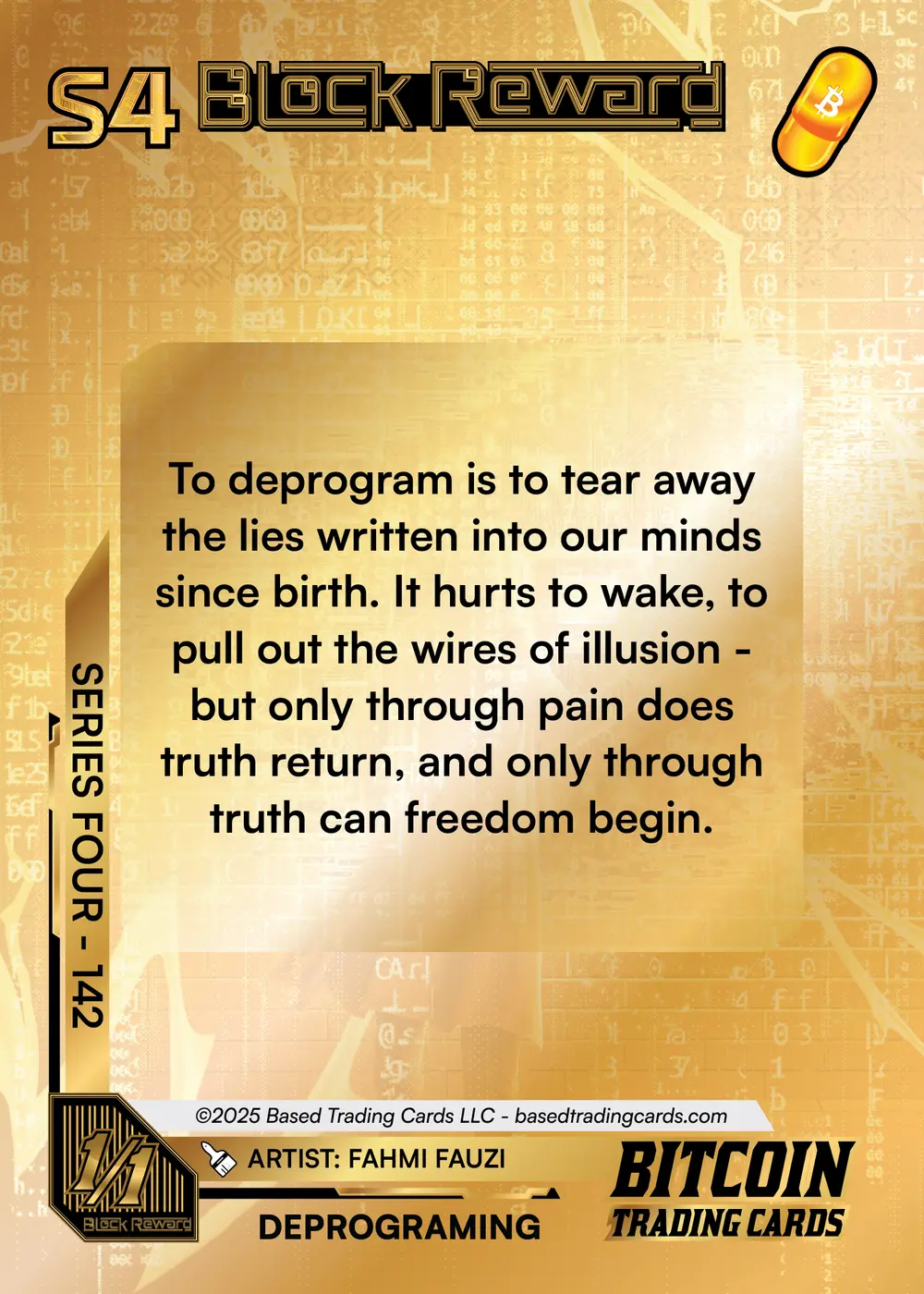 Deprogramming (1/1) card back