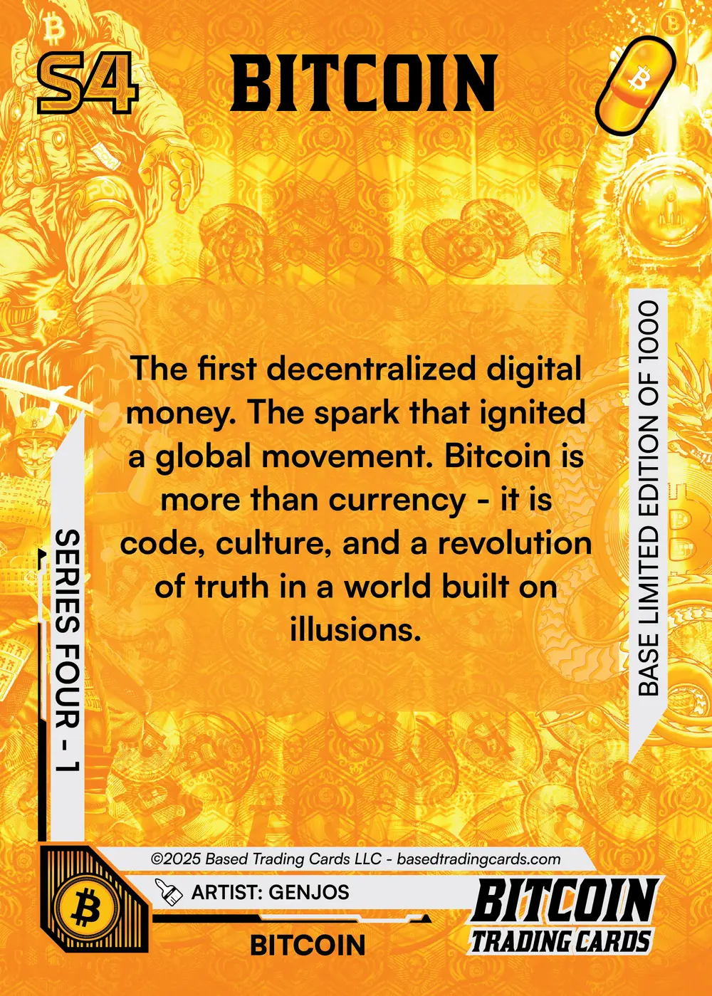 Bitcoin 1 (Base) card back