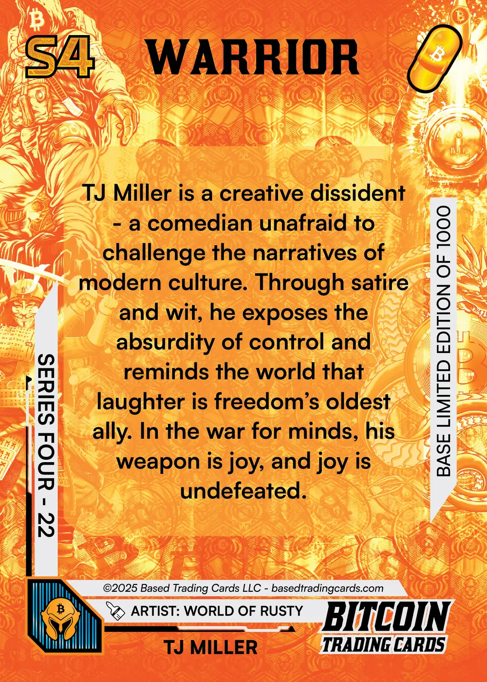 TJ Miller (Base) card back