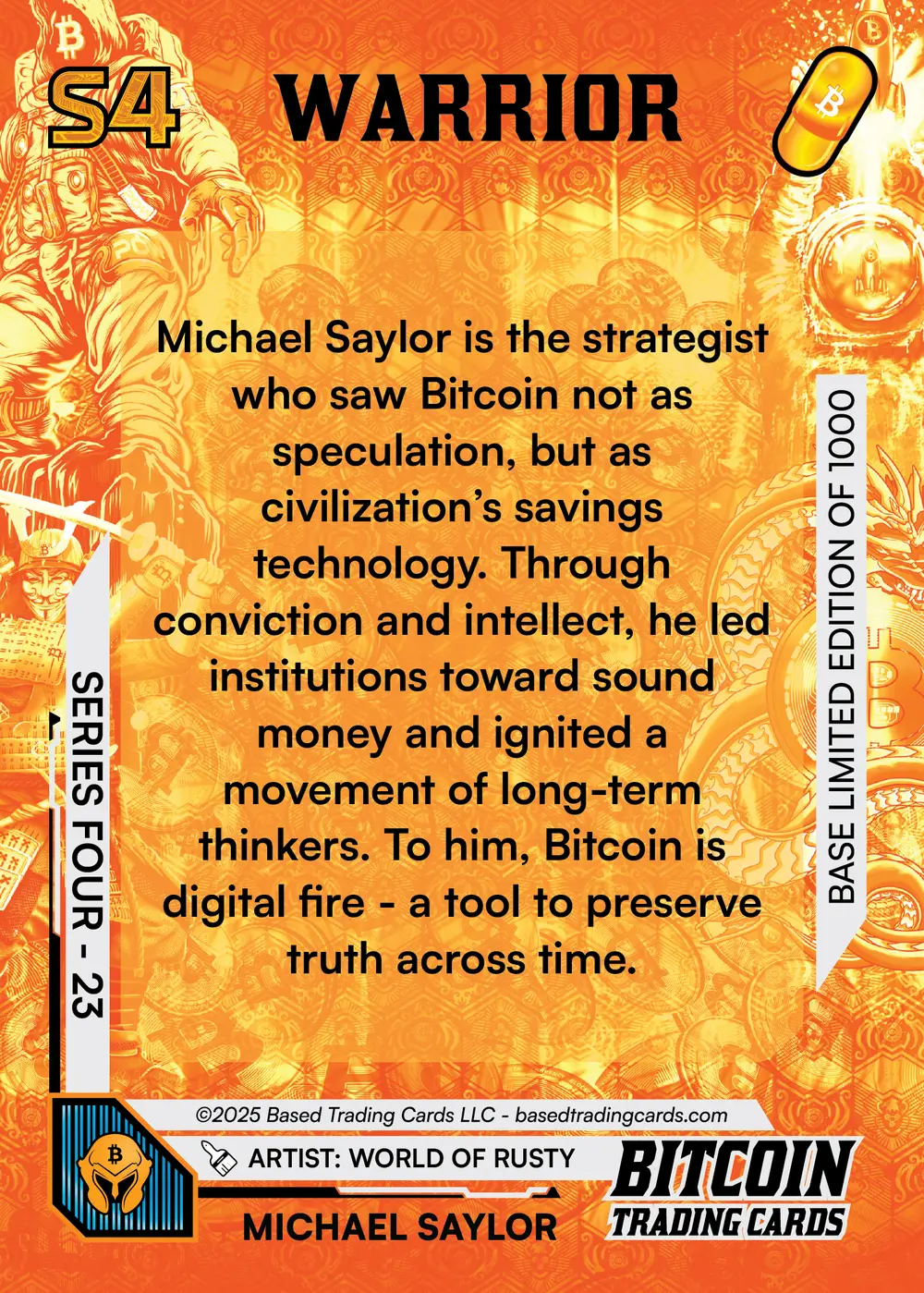 Michael Saylor (Base) card back