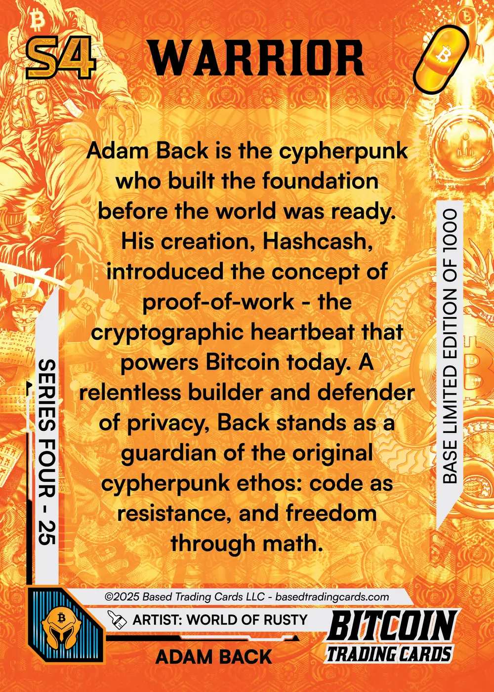Adam Back (Base) card back