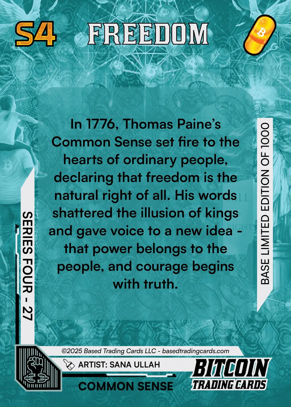 Common Sense (1776) (Base) card back