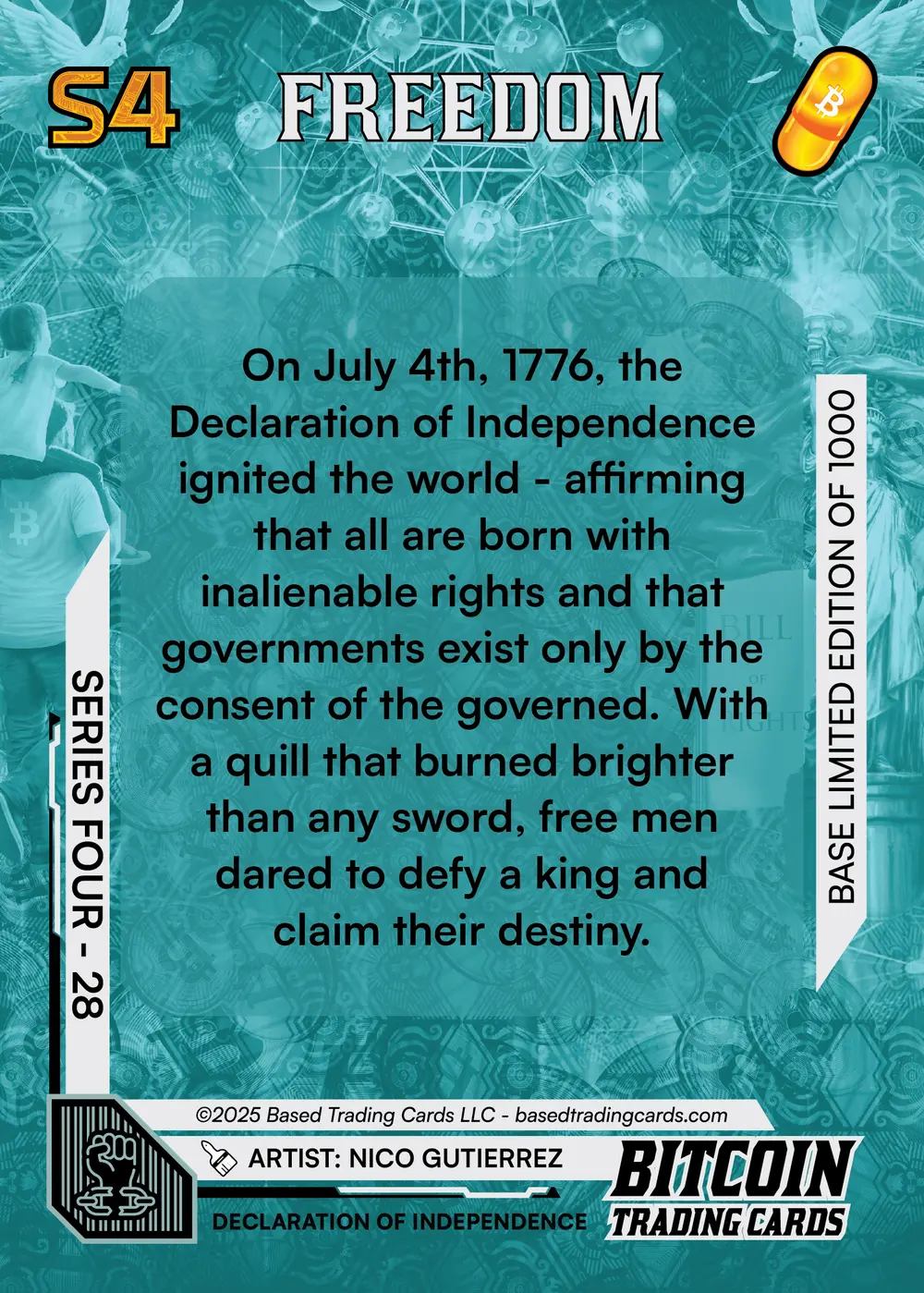 Declaration of Independence (Base) card back