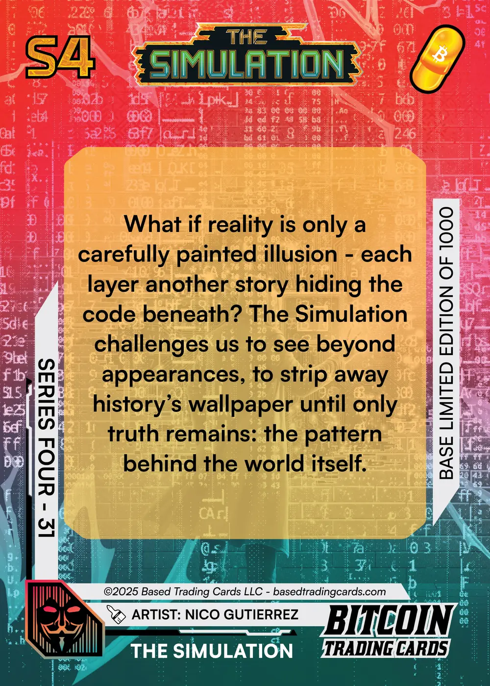 The Simulation (Base) card back