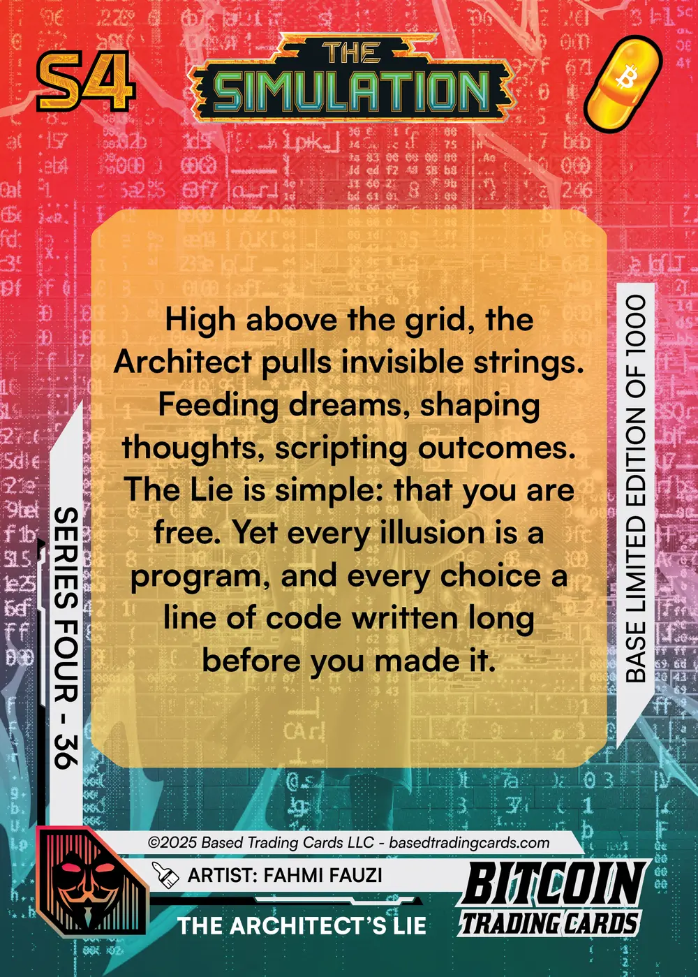 The architects lie (Base) card back