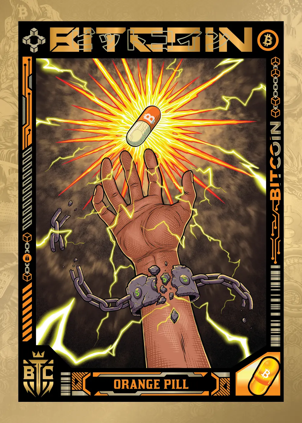 Orange Pill (Gold) thumbnail