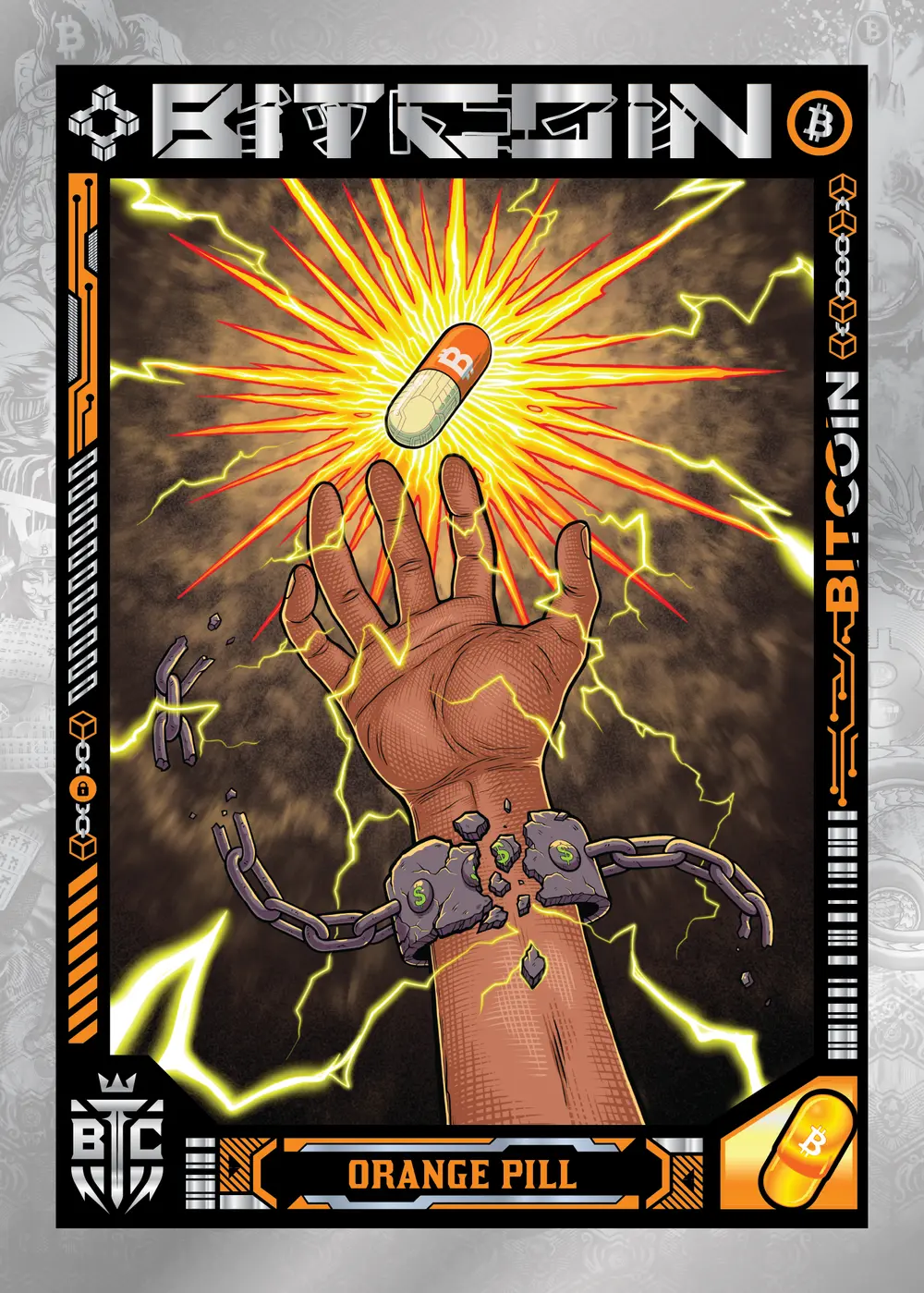 Orange Pill (Silver) thumbnail