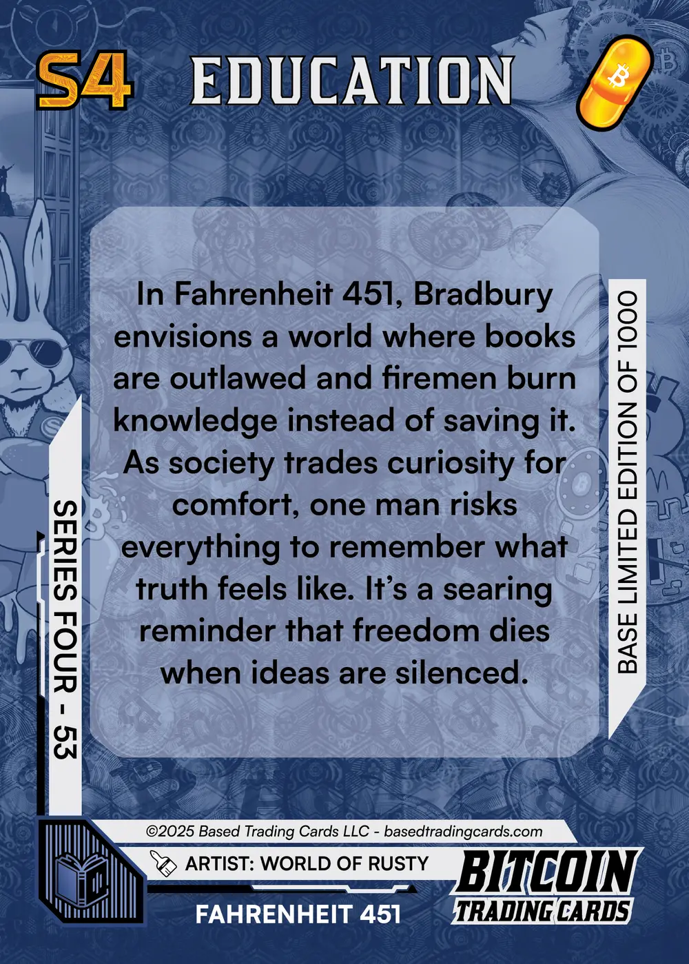 Fahrenheit 451 (Base) card back