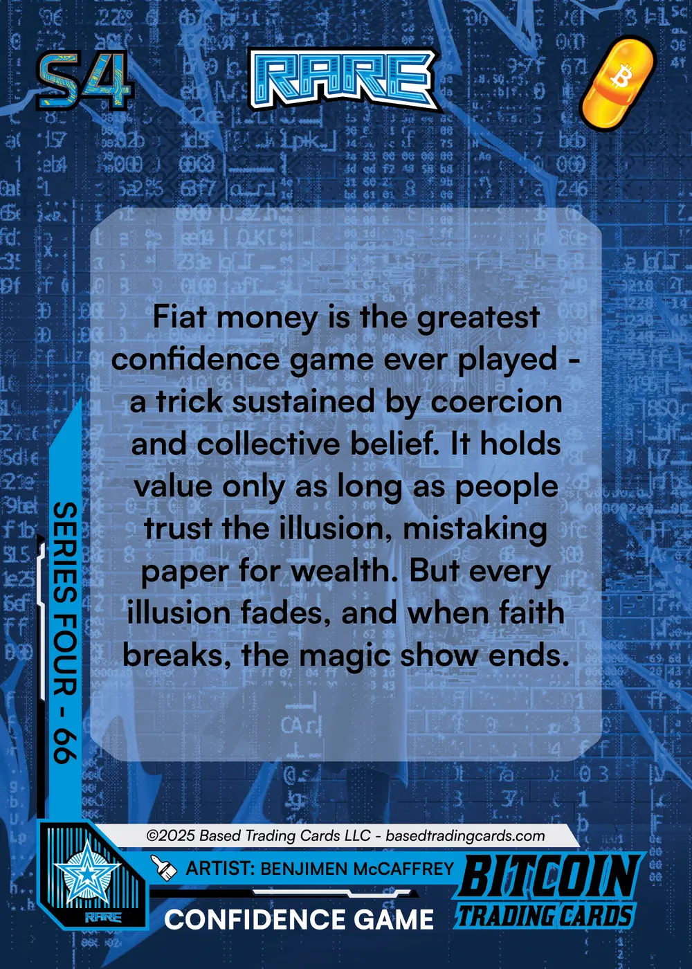 Confidence Game (/1000) card back