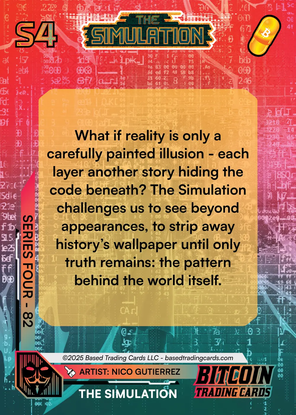 The Simulation (/500) card back
