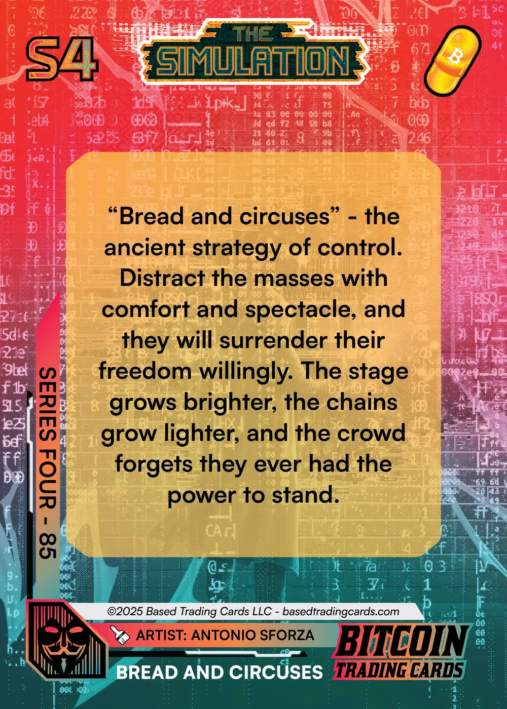 Bread and Circuses (/500) card back