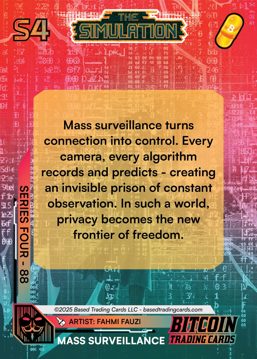 Mass Surveillance (/500) card back