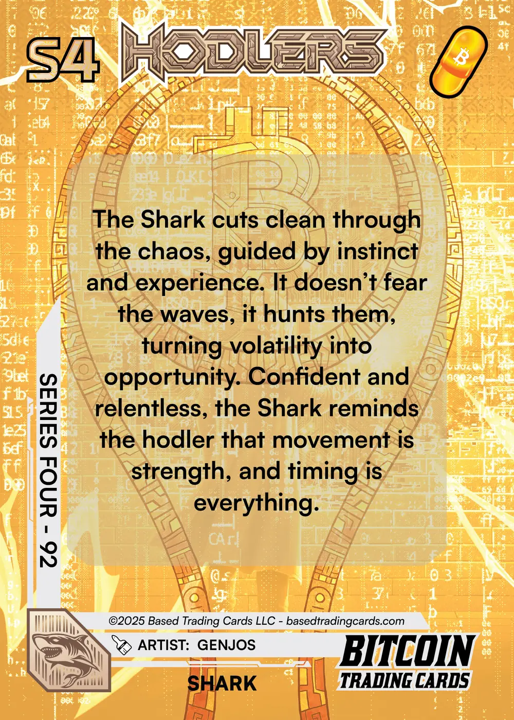 Shark (/420) card back