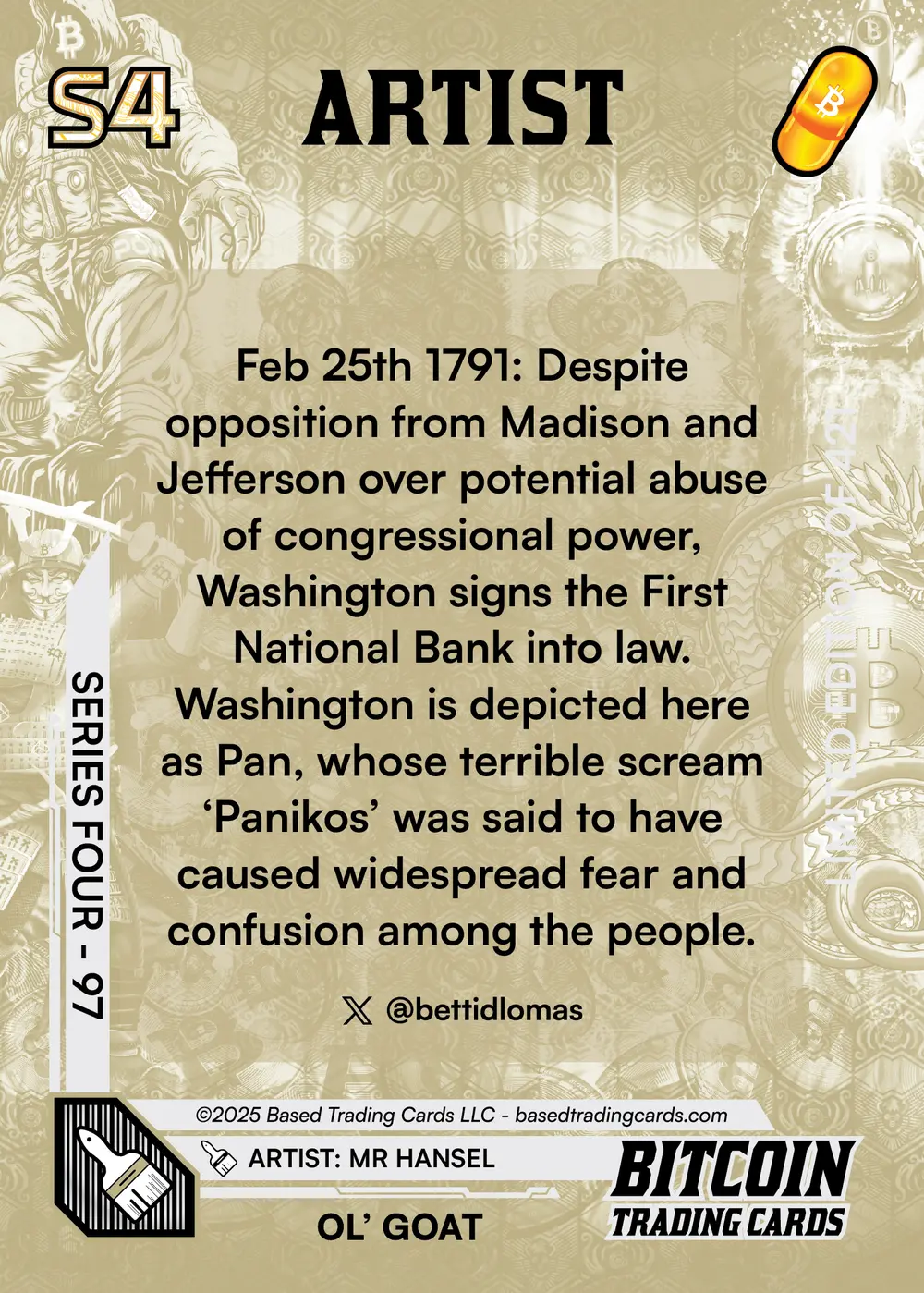 MrHansel (/210) card back