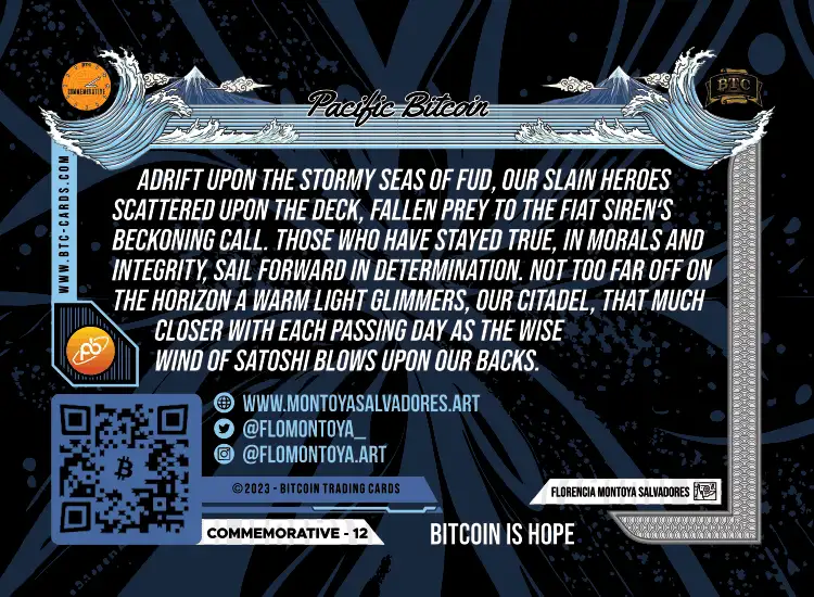 Bitcoin is Hope (/500) card back