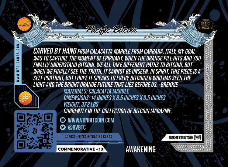 Awakening (/250) card back