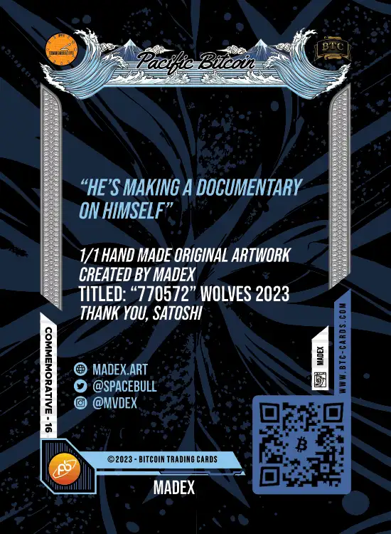 Vendetta Against Monetary Tyranny (/250) card back