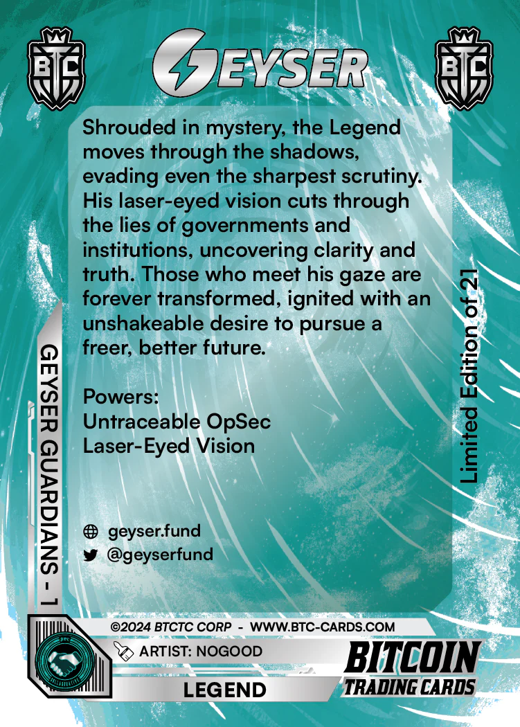 Geyser Guardians - Legend (/21) card back