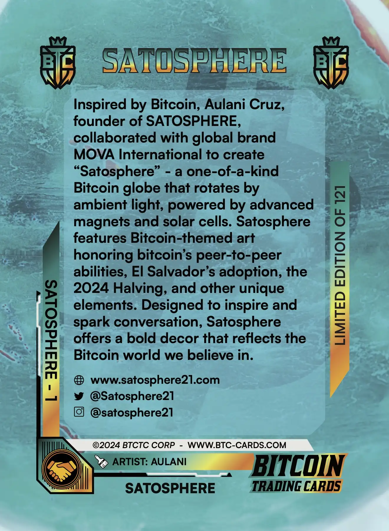 Satosphere (Promo) card back