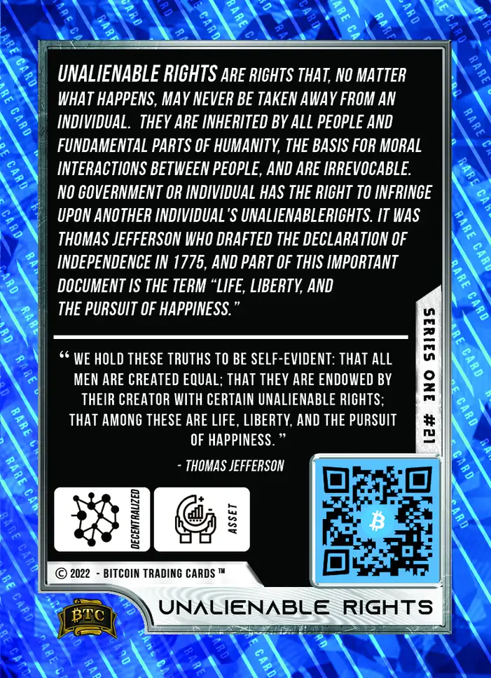 Unalienable Rights (Base) card back