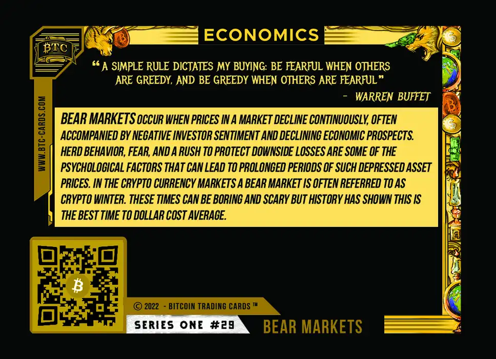 Bear Markets (Base) card back