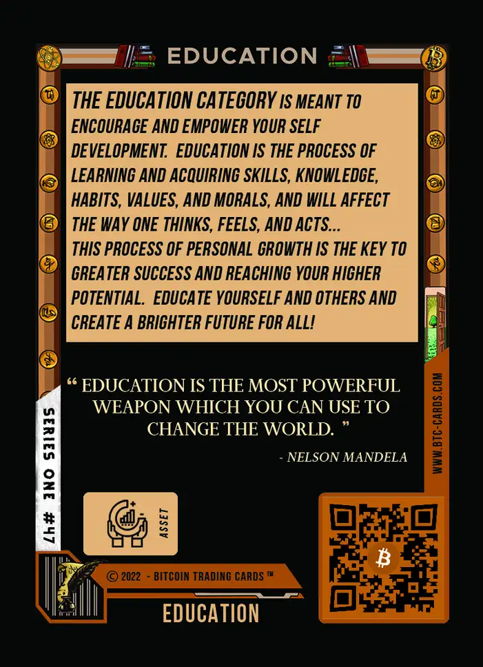 Education (Base) card back