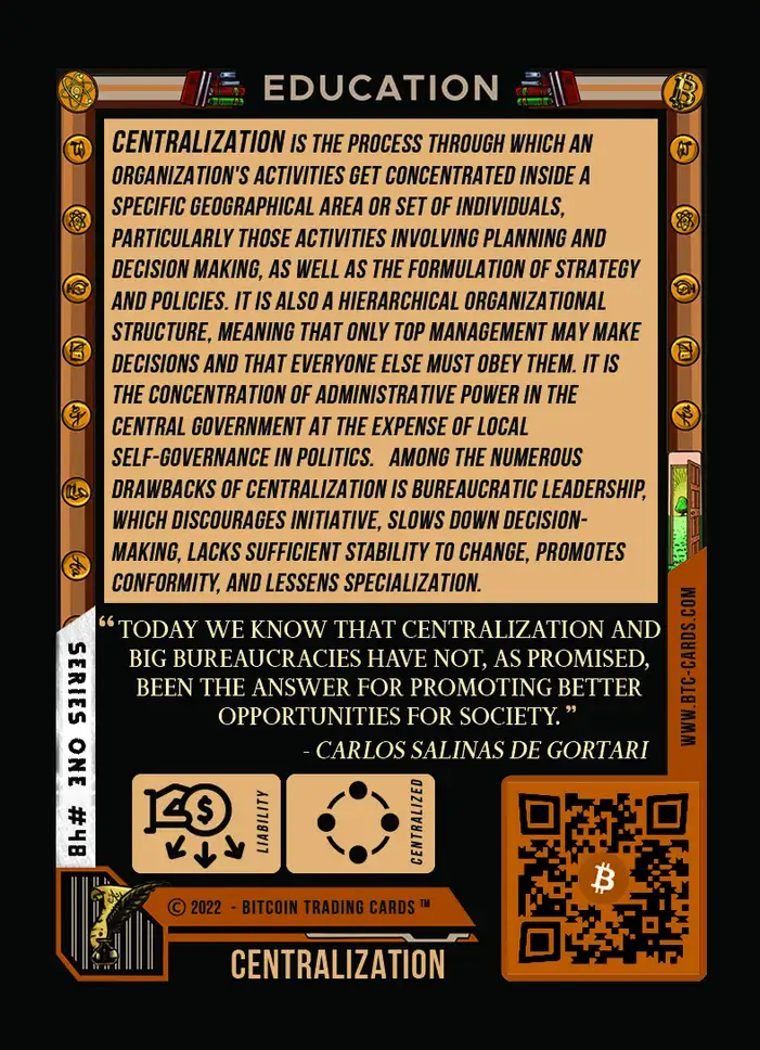Centralization (Base) card back