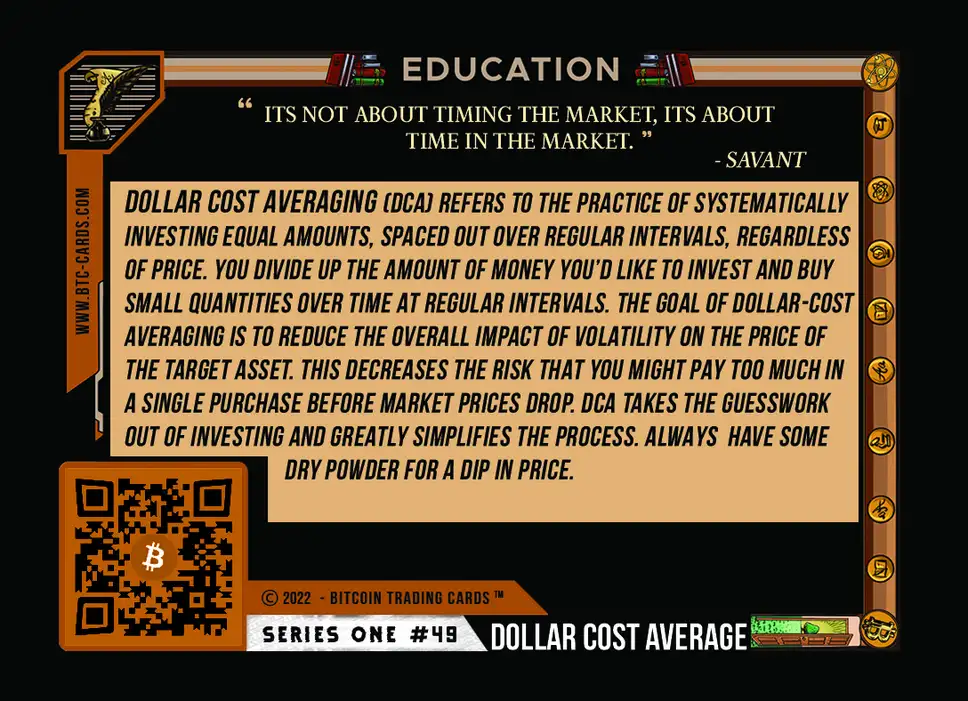 Dollar Cost Average (Base) card back
