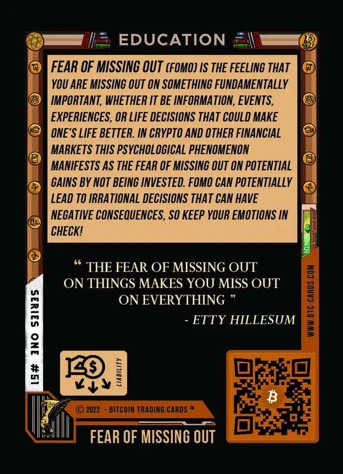 Fear of Missing Out (Base) card back