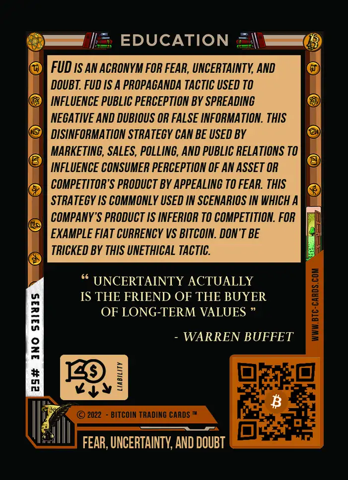 Fear, Uncertainty, & Doubt (Base) card back