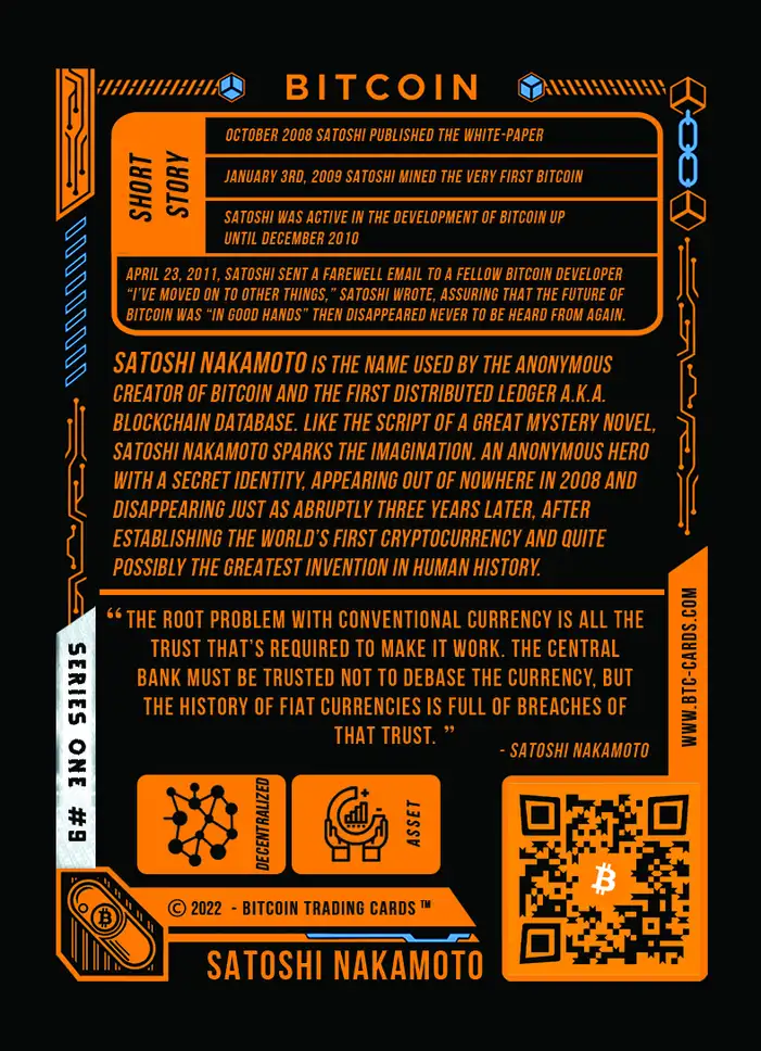 Satoshi Nakamoto (Base) card back