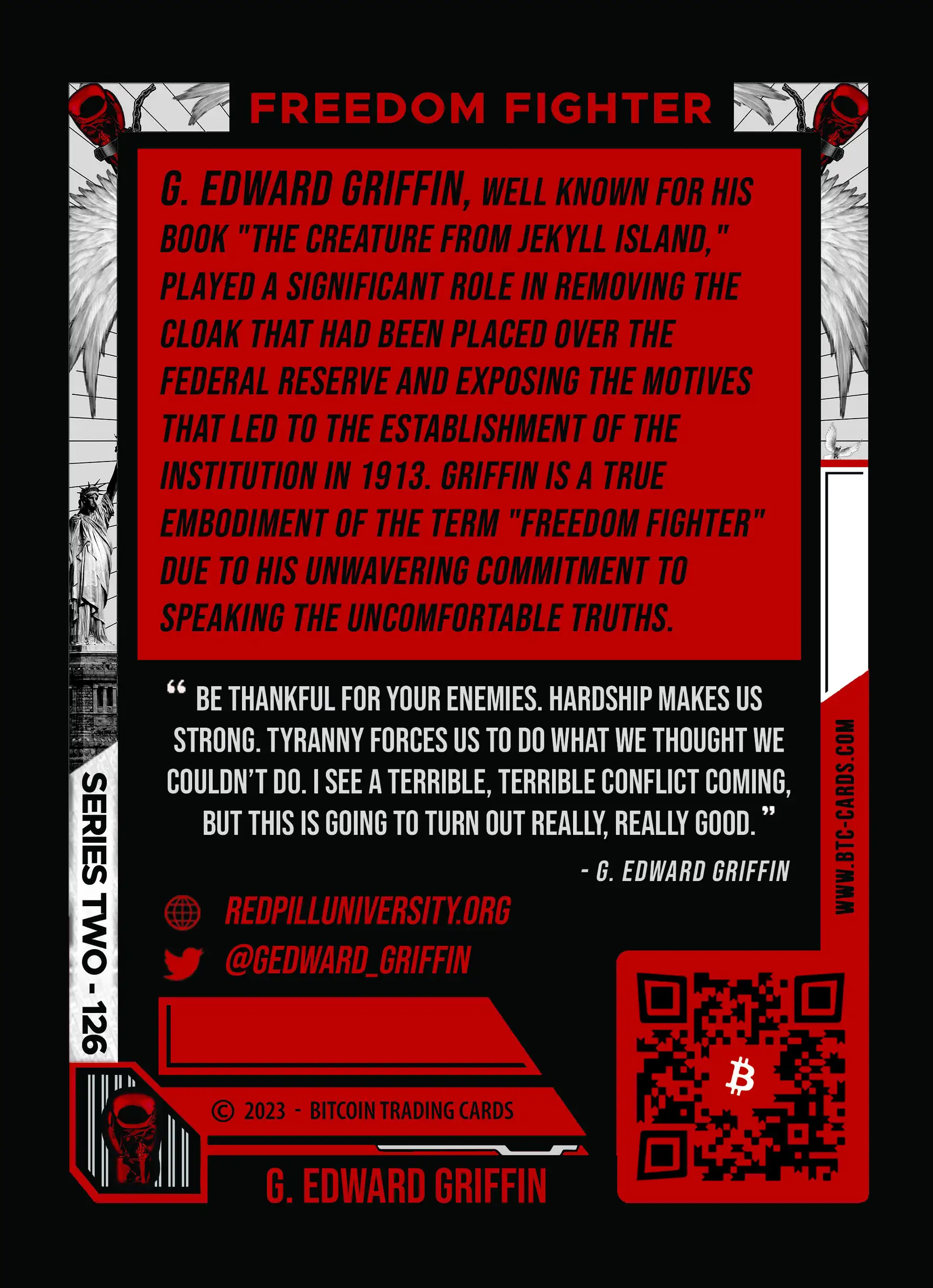 G. Edward Griffin (/210) card back