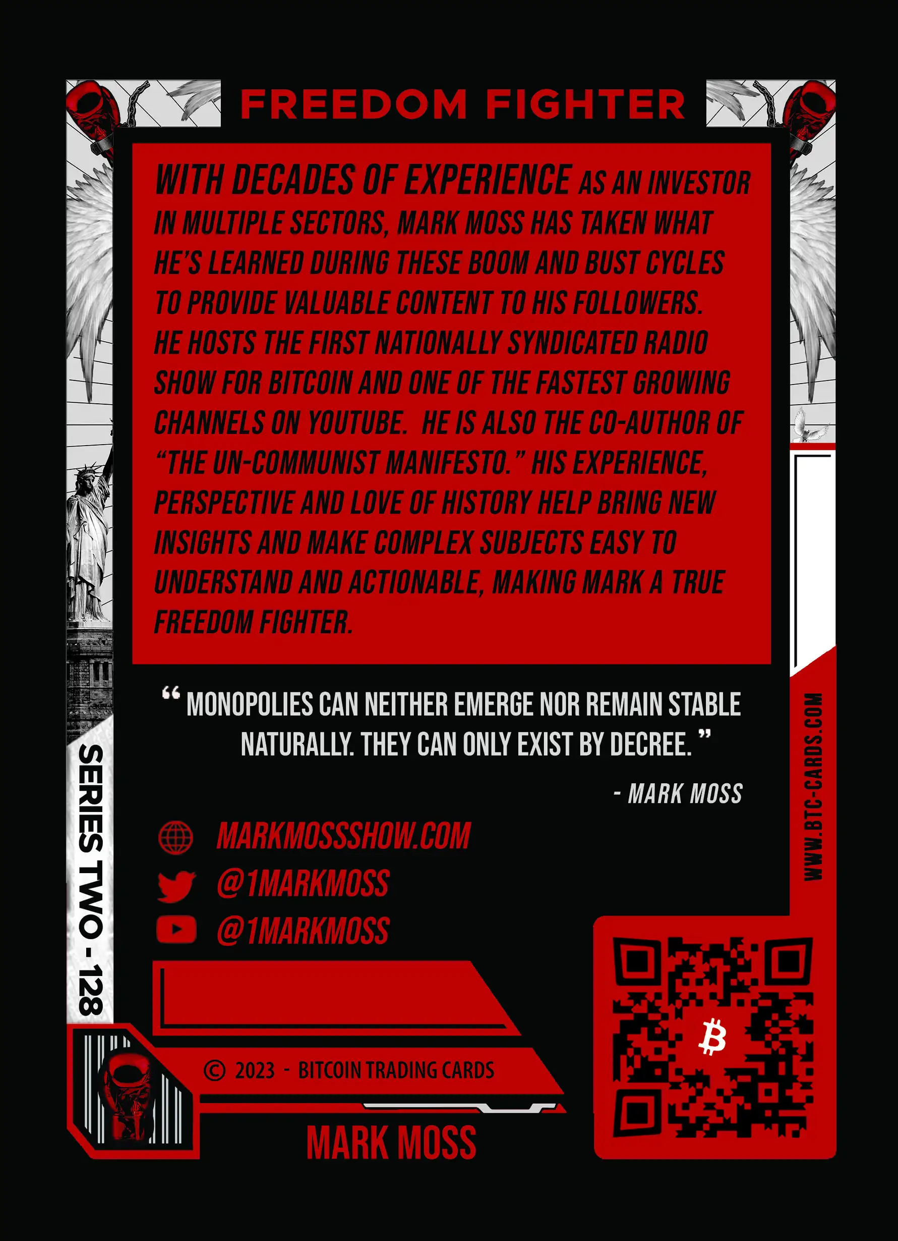 Mark Moss (/210) card back