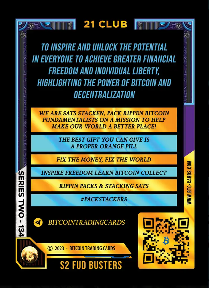 S2 FUD Busters (/21) card back