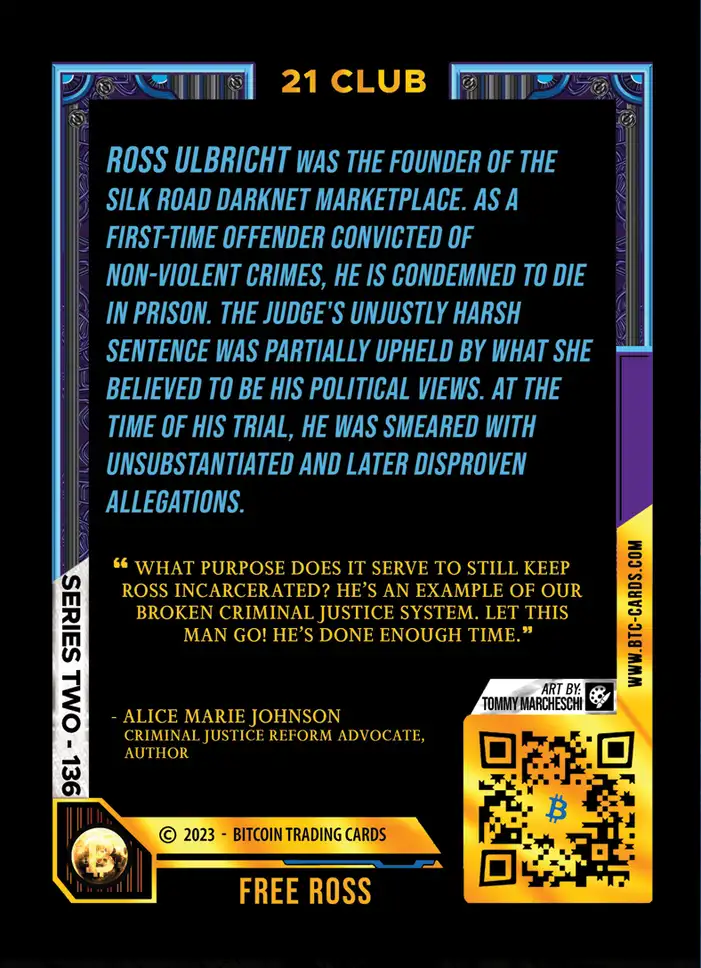 Free Ross (/21) card back