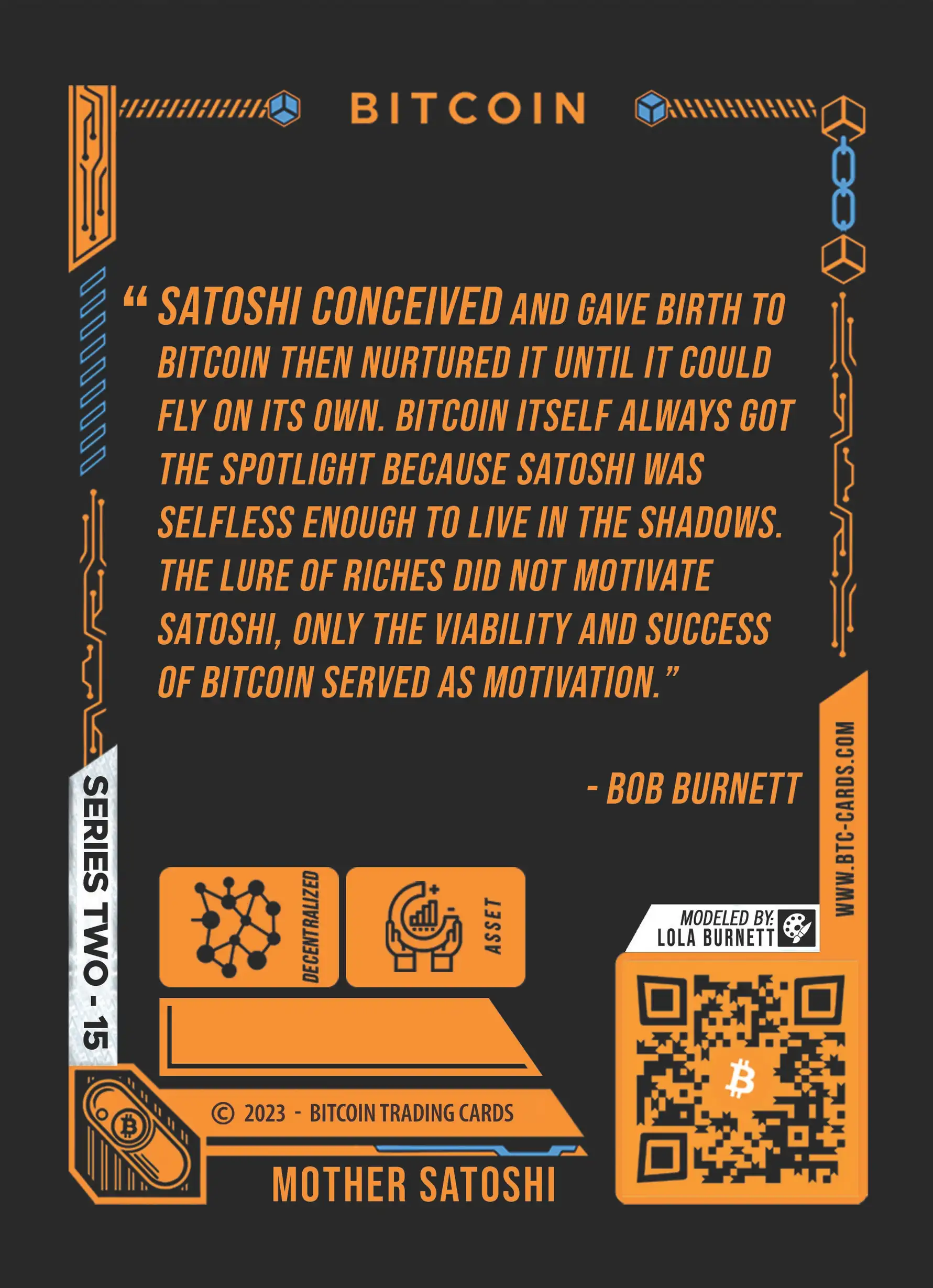 Mother Satoshi (Base) card back