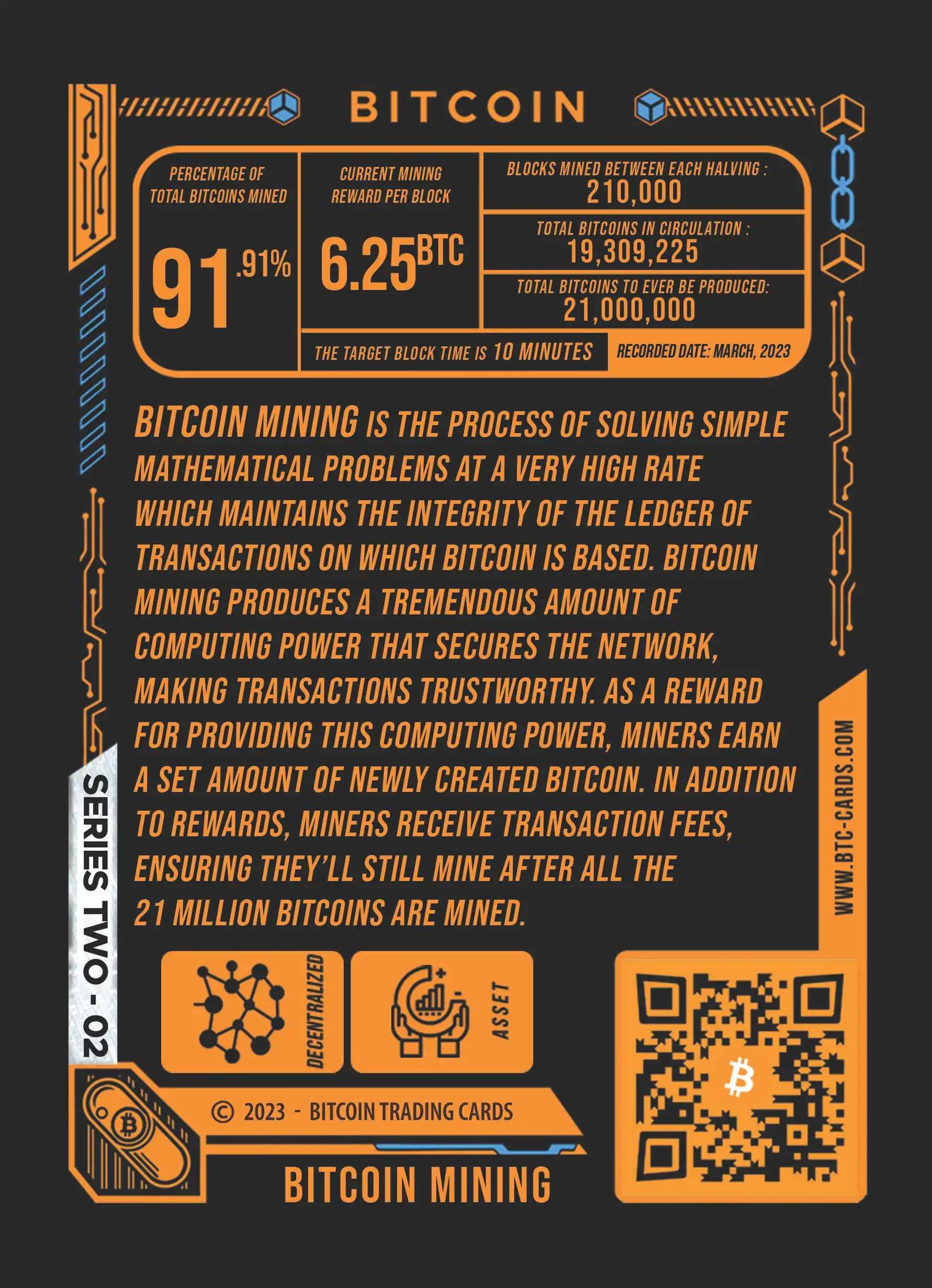 Bitcoin Mining (Base) card back