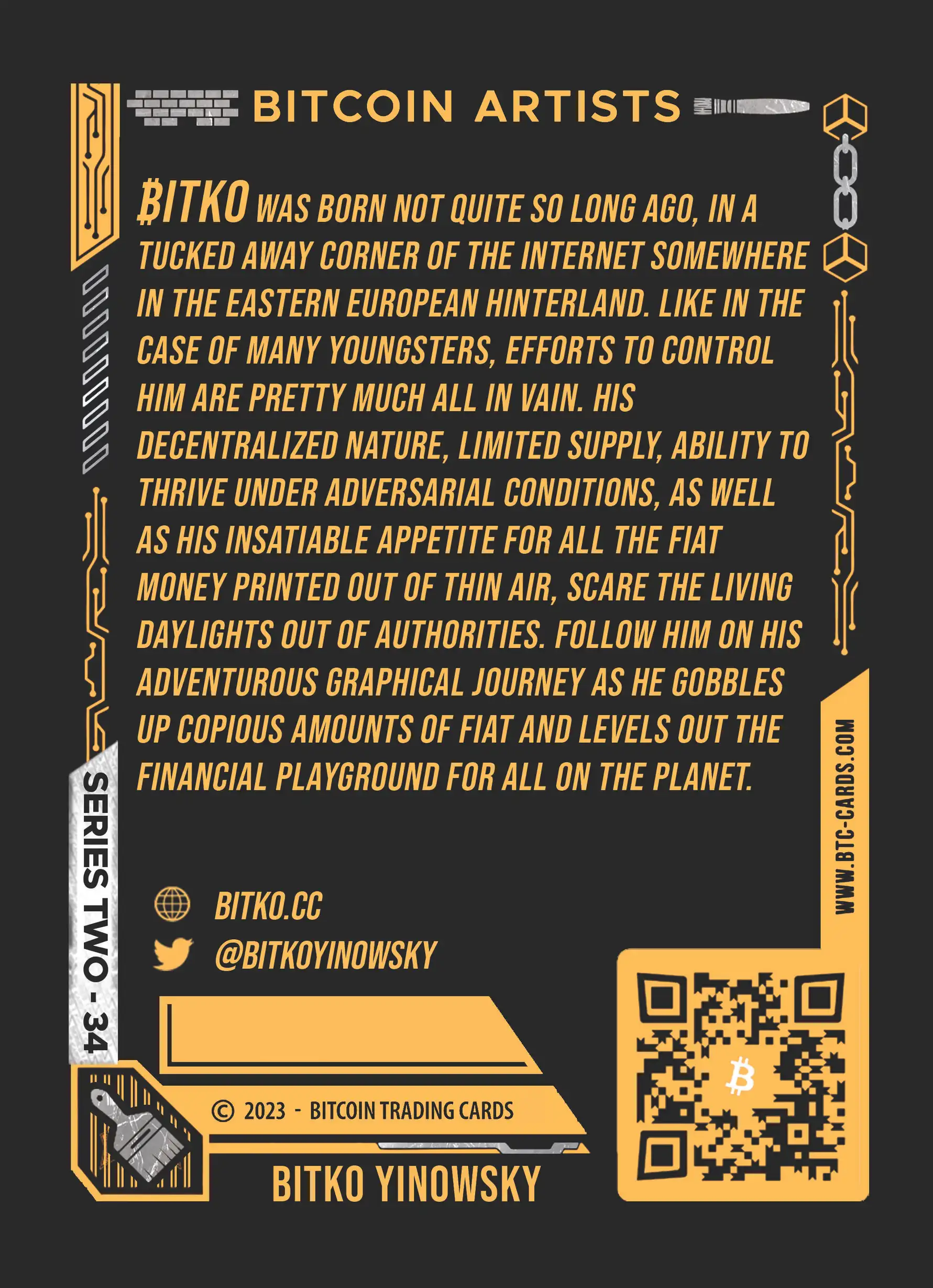 Bitko Yinowsky (Base) card back