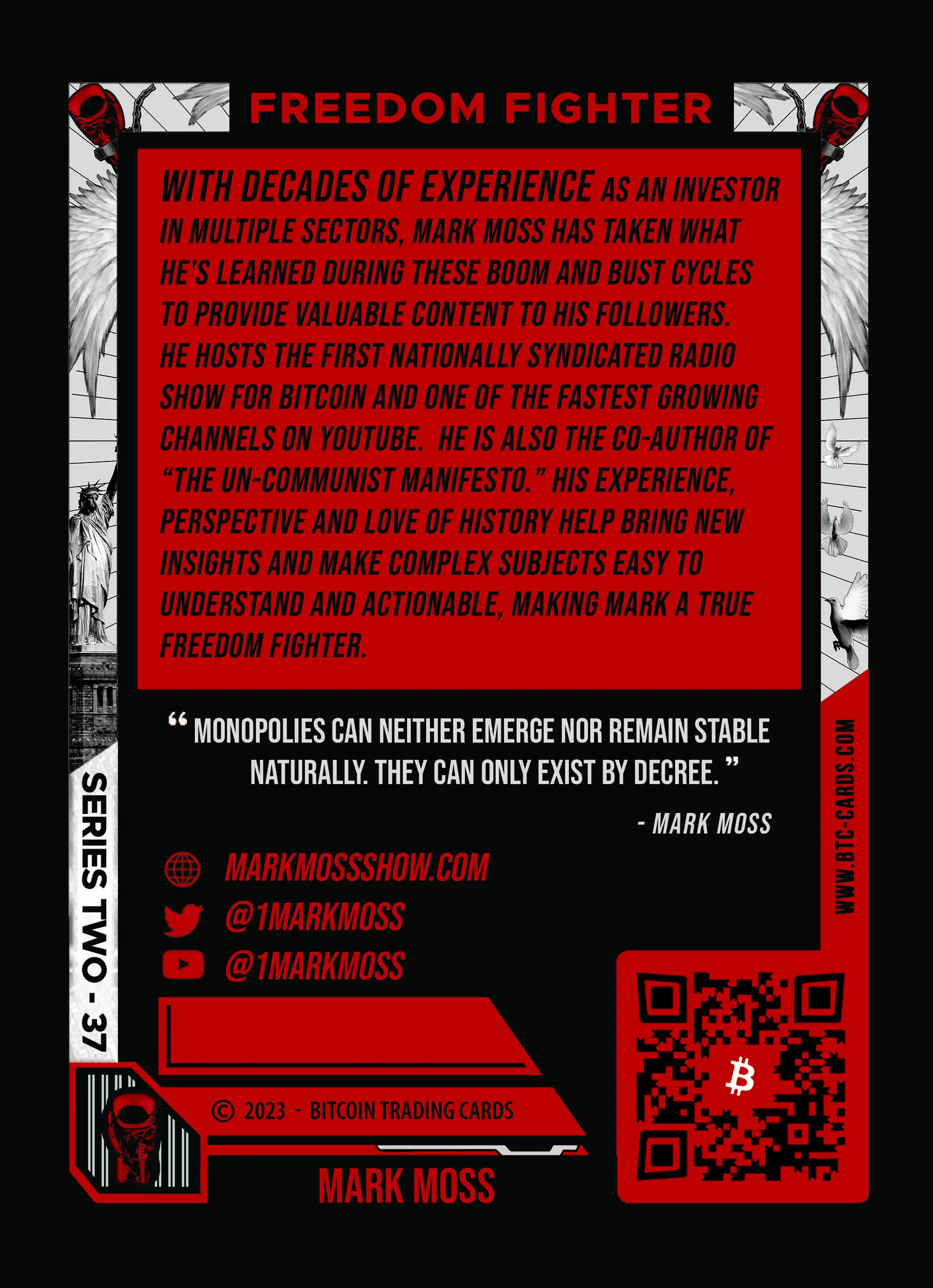 Mark Moss (Base) card back