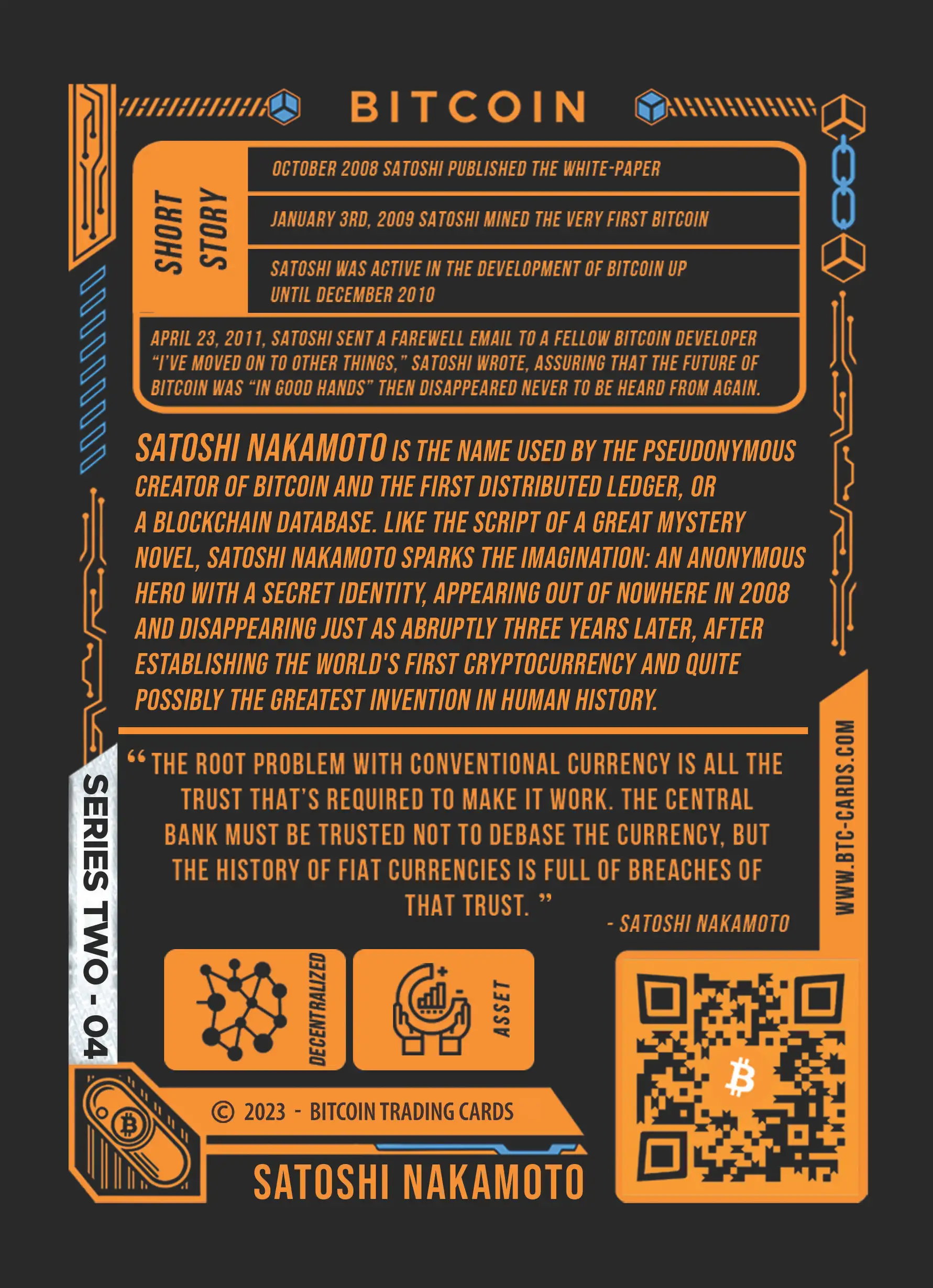 Satoshi Nakamoto (Base) card back