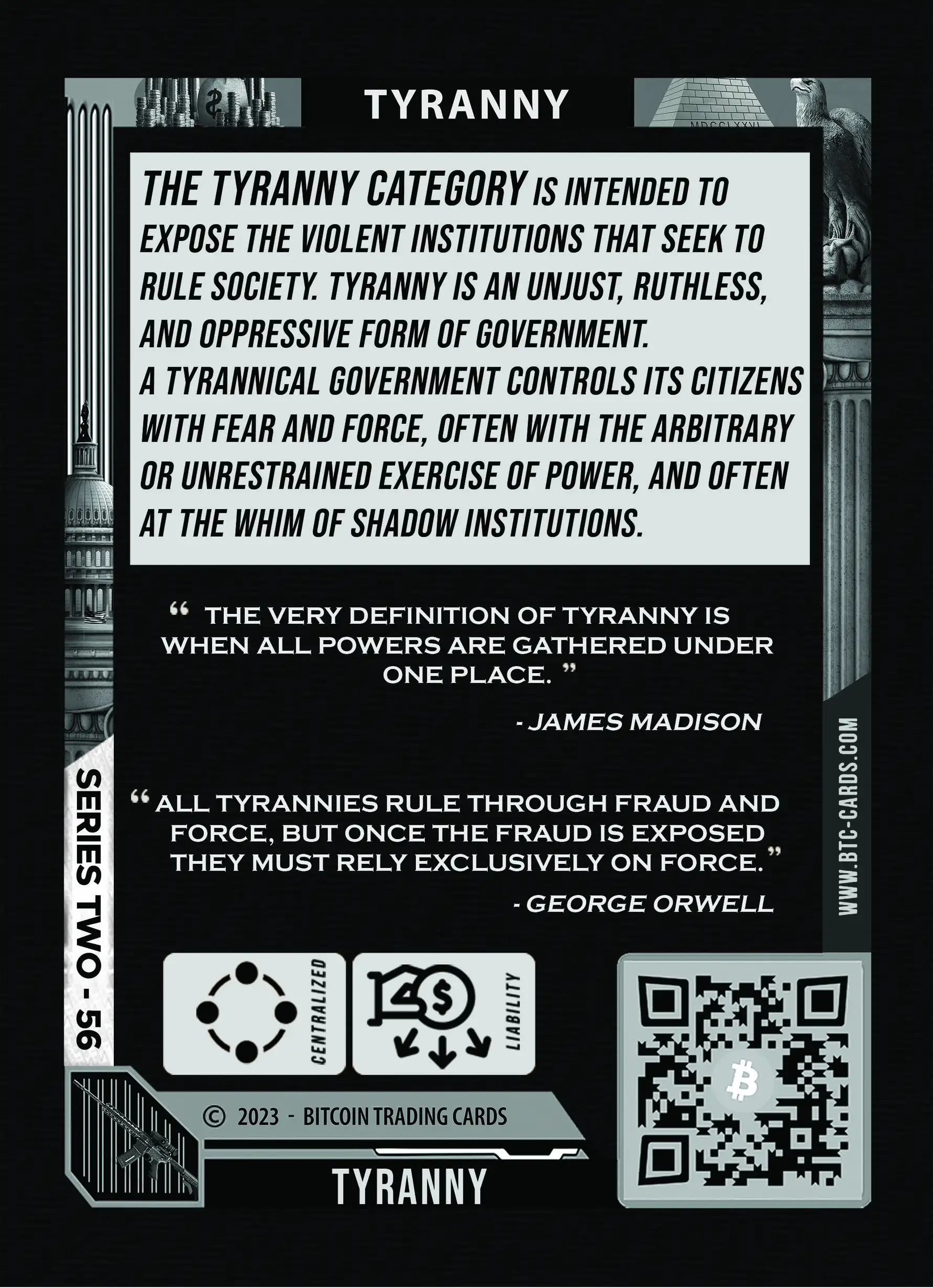 Tyranny (Base) card back