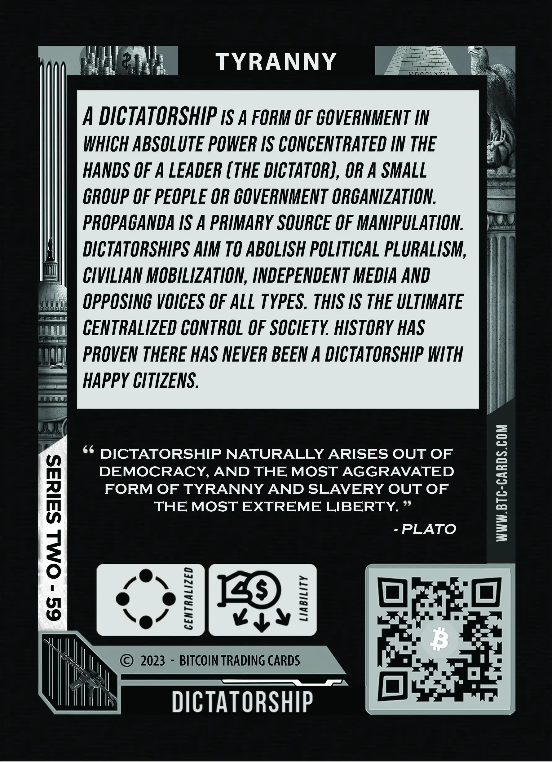 Dictatorship (Base) card back
